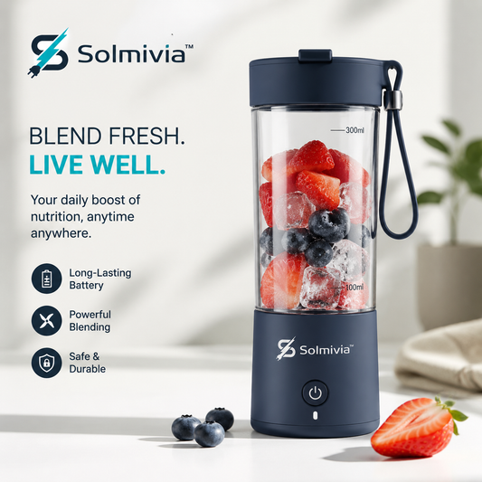 Solmivia™ BlendGo Pro Portable Personal Blender