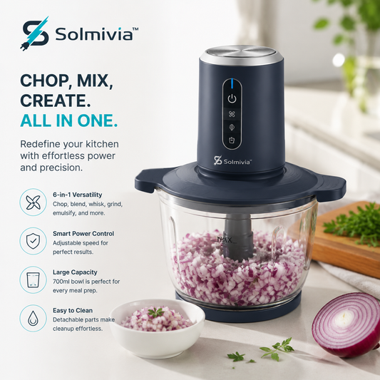 Solmivia™ MultiPrep Pro 6-in-1 Kitchen Processor